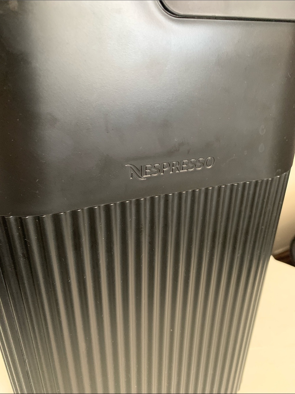 #55 Nespresso Black Vertical Pod Holder with Ribbed Grip